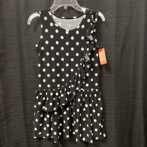 Polka Dot Ruffle Top