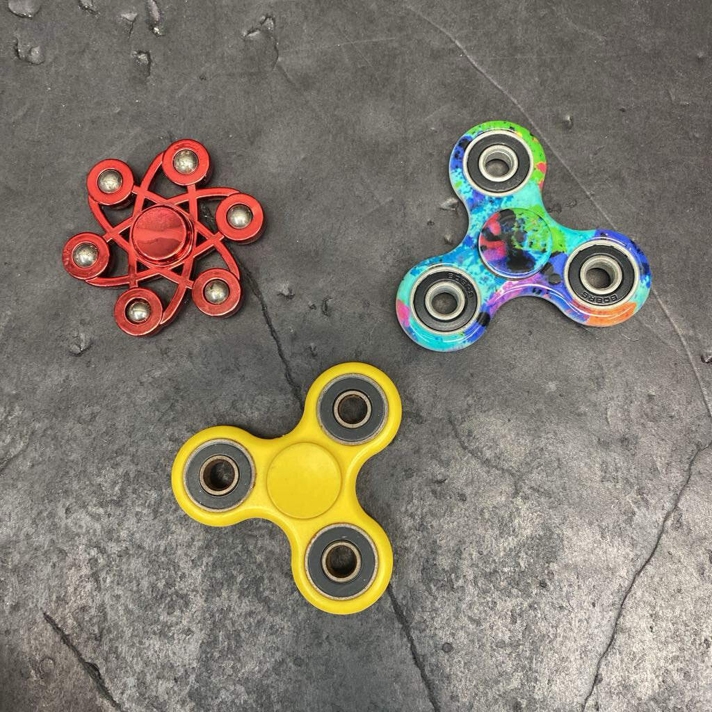 3pk Sensory Fidget Spinners
