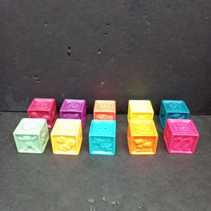 10pk Silicone Soft Blocks
