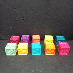 10pk Silicone Soft Blocks