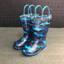 Load image into Gallery viewer, Boys Light Up Shark Rain Boots
