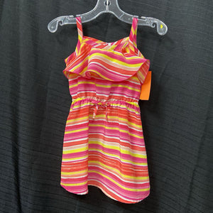 Striped Ruffle Dress