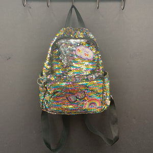 Reverse Sequin Mini Backpack Bag