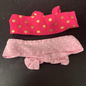 2pk Polka Dot Headbands