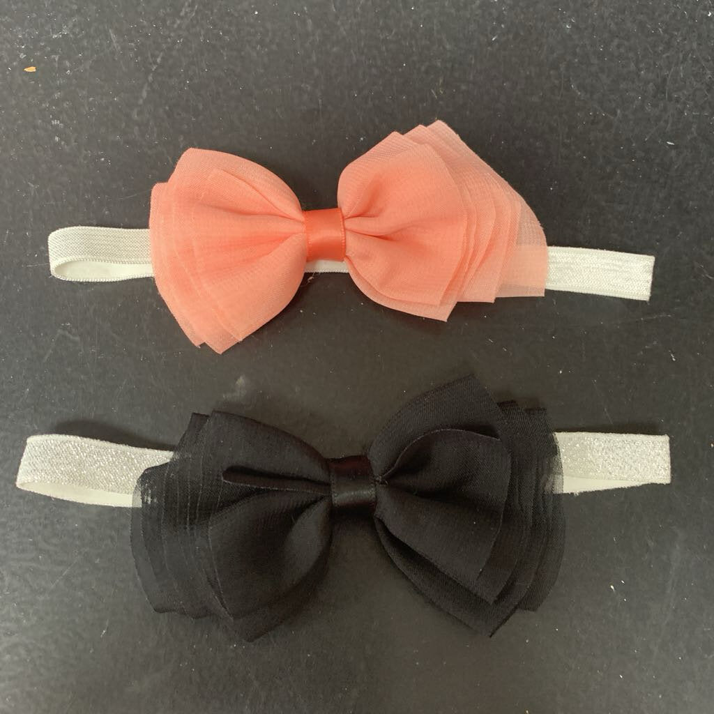 2pk Bow Headbands