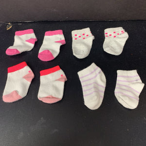 4pk Girls Socks