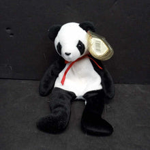 Load image into Gallery viewer, Fortune the Panda Bear Beanie Baby
