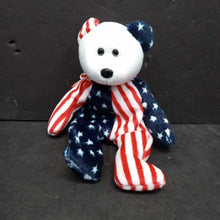 Load image into Gallery viewer, Spangle the USA Bear Beanie Baby

