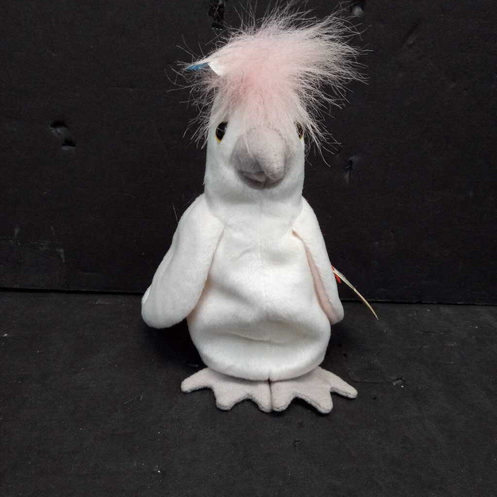 Kuku the Cockatoo Bird Beanie Baby