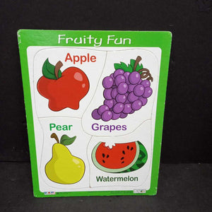 4pc Fruity Fun Puzzle