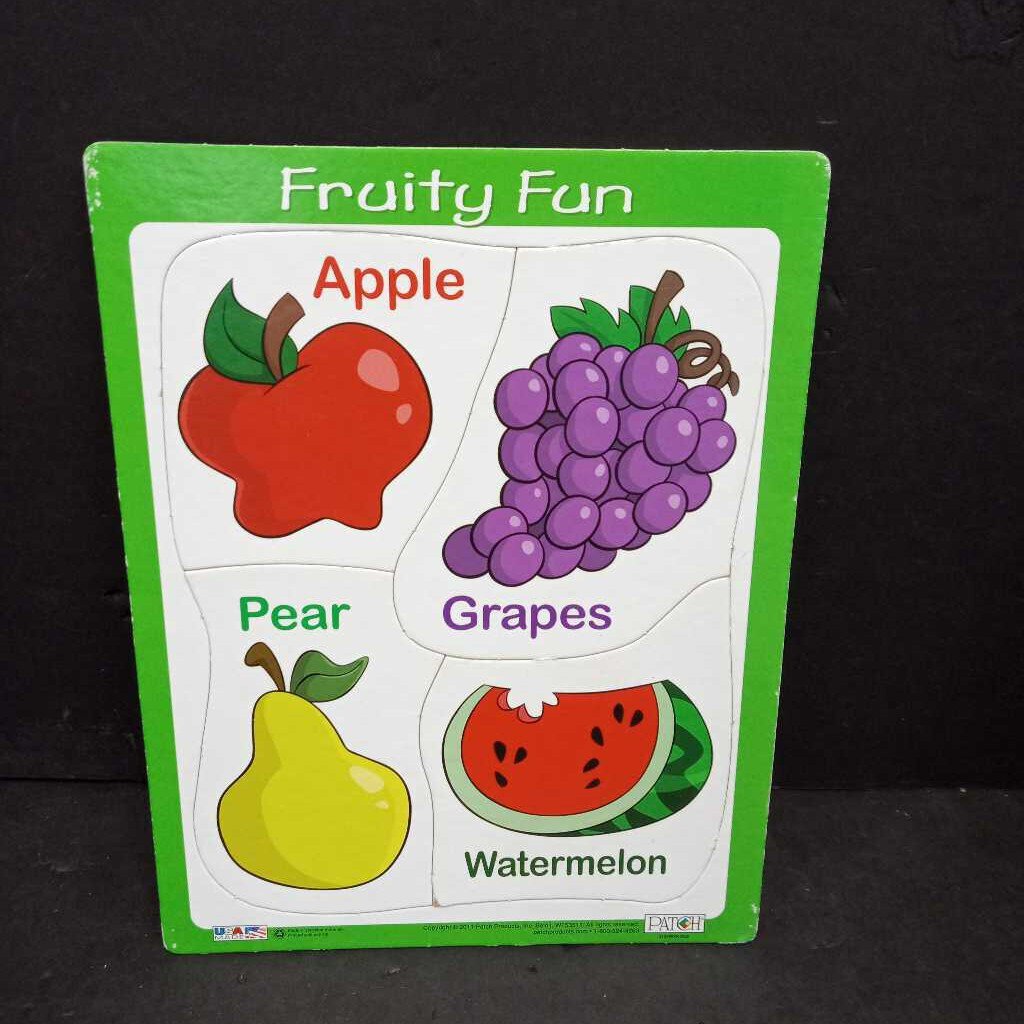 4pc Fruity Fun Puzzle
