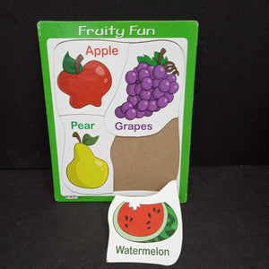 4pc Fruity Fun Puzzle