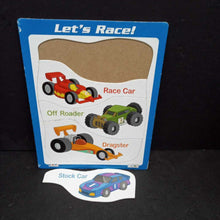 Load image into Gallery viewer, 4pc Let's Race! Puzzle
