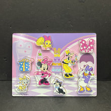 Load image into Gallery viewer, 8pc Minnie Mouse Wooden Chunky Puzzle
