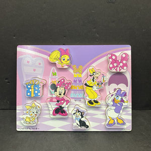 8pc Minnie Mouse Wooden Chunky Puzzle