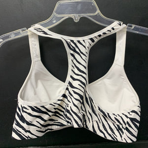 Zebra Print Sports Bra