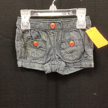 Load image into Gallery viewer, Strawberry Denim Shorts

