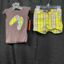 Load image into Gallery viewer, 2pc Plaid Flip Flops Outfit
