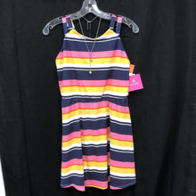 Load image into Gallery viewer, Striped Dress w/Necklace (NEW)
