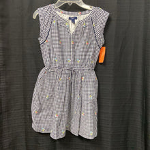 Load image into Gallery viewer, Plaid Flower Dress
