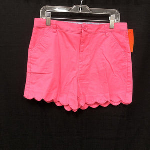 Scallop Hem Shorts