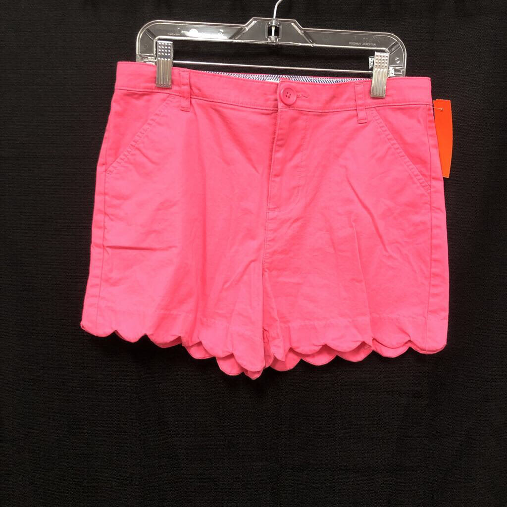 Scallop Hem Shorts