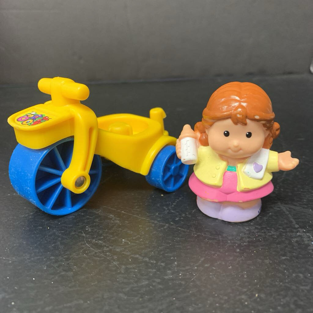 Tricycle Bicycle W/Figure