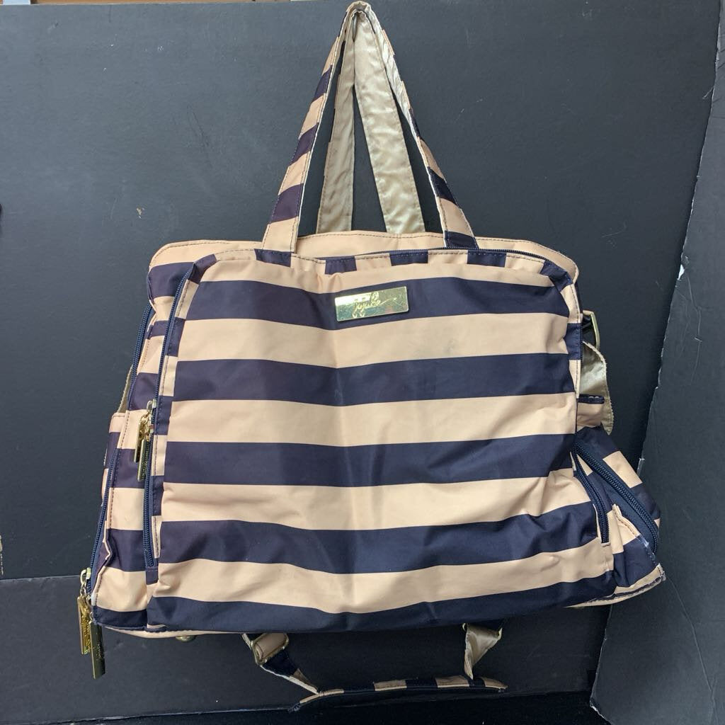 Striped BFF Convertible Diaper Bag