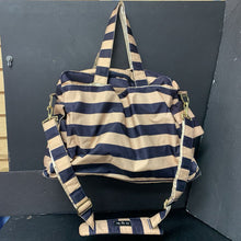 Load image into Gallery viewer, Striped BFF Convertible Diaper Bag
