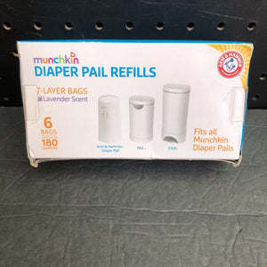 6pk Diaper Pail Refills (NEW)