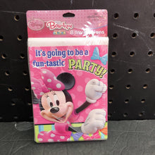 Load image into Gallery viewer, Minnie's Bow-Tique 8pk Birthday Party Invitations (NEW)
