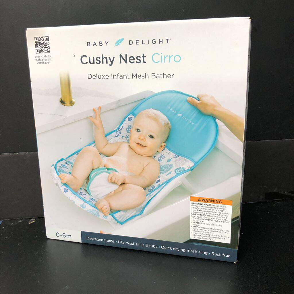 Cushy Nest Cirro Deluxe Infant Mesh Bather [NEW]