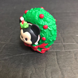 Disney Tsum Tsum Christmas Minnie Mouse Figure w/Wreath