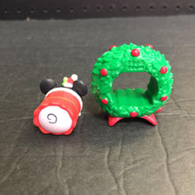 Load image into Gallery viewer, Disney Tsum Tsum Christmas Minnie Mouse Figure w/Wreath
