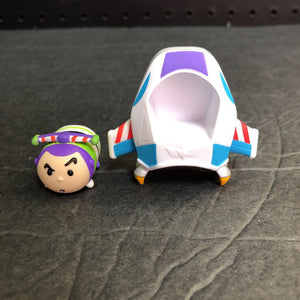 Disney Tsum Tsum Buzz Lightyear Figure w/Plane