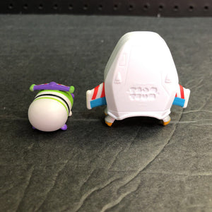 Disney Tsum Tsum Buzz Lightyear Figure w/Plane