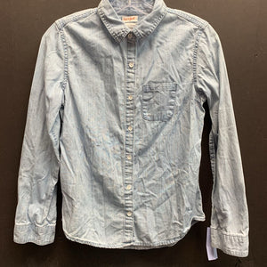 Denim Button Down Top
