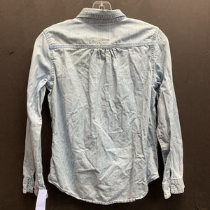 Denim Button Down Top