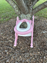Load image into Gallery viewer, potty training toilet seat w/step stool
