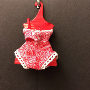 2pc Paisley Swimwear w/Hanger