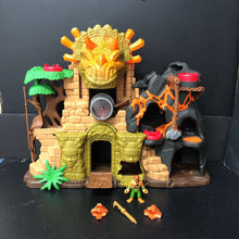 Load image into Gallery viewer, Dino Fortress Dinosaur Temple Playset w/ Accessories
