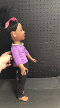 Load image into Gallery viewer, African American Doll in Unicorn Outfit
