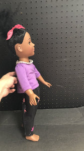 African American Doll in Unicorn Outfit