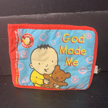 Load image into Gallery viewer, "God Made Me" Soft Book (baby blessings)
