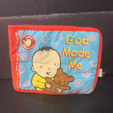 Load image into Gallery viewer, &quot;God Made Me&quot; Soft Book (baby blessings)
