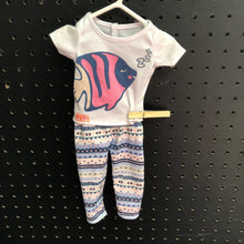Load image into Gallery viewer, 2pc Fish Sleepwear for 18&quot; Doll
