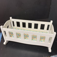 Load image into Gallery viewer, Doll Bed Play Cradle w/ Mattress
