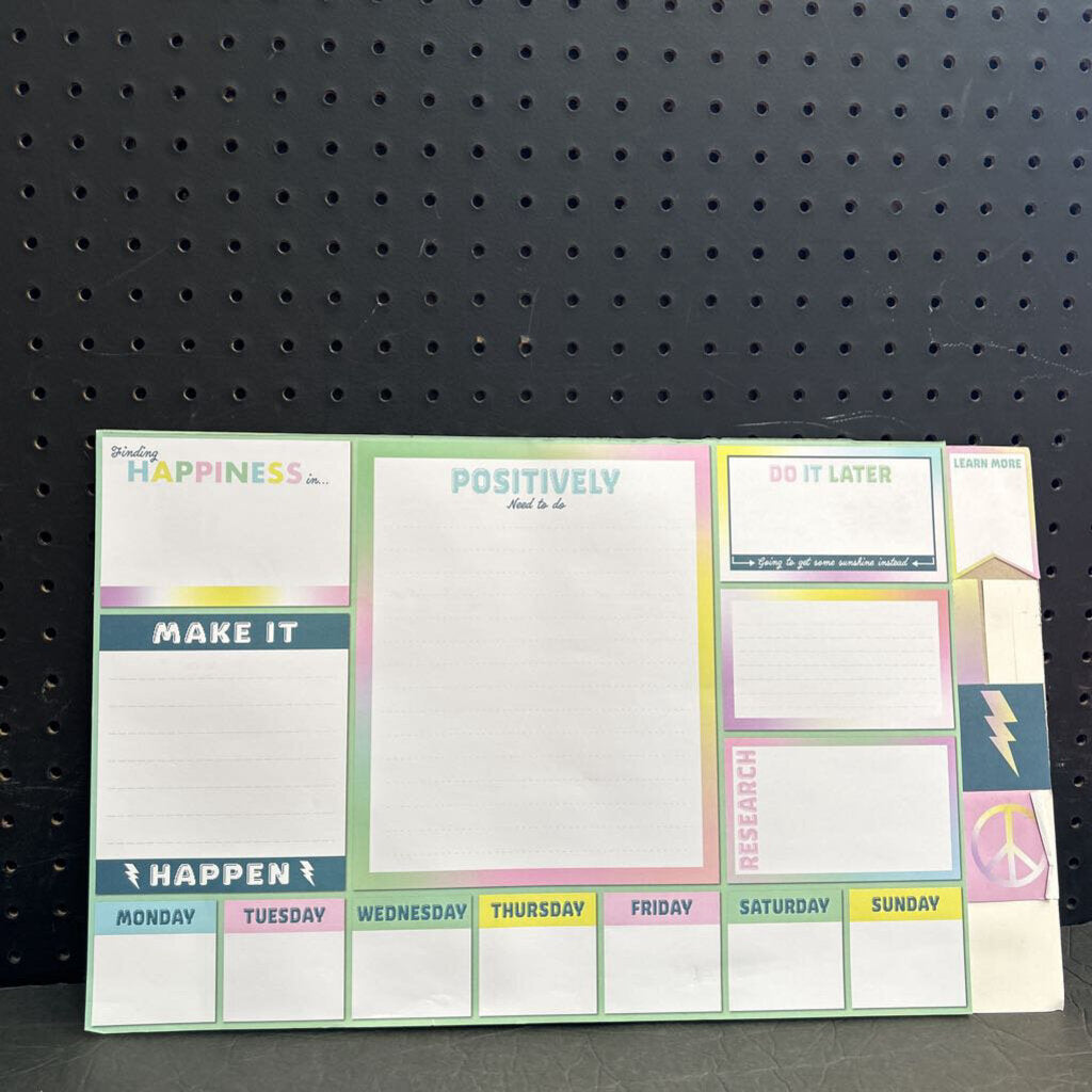 Planner Notepad w/Post-It Notes