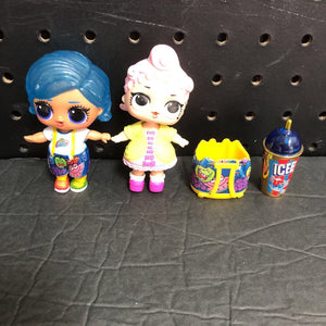2pk Dolls w/Accessories