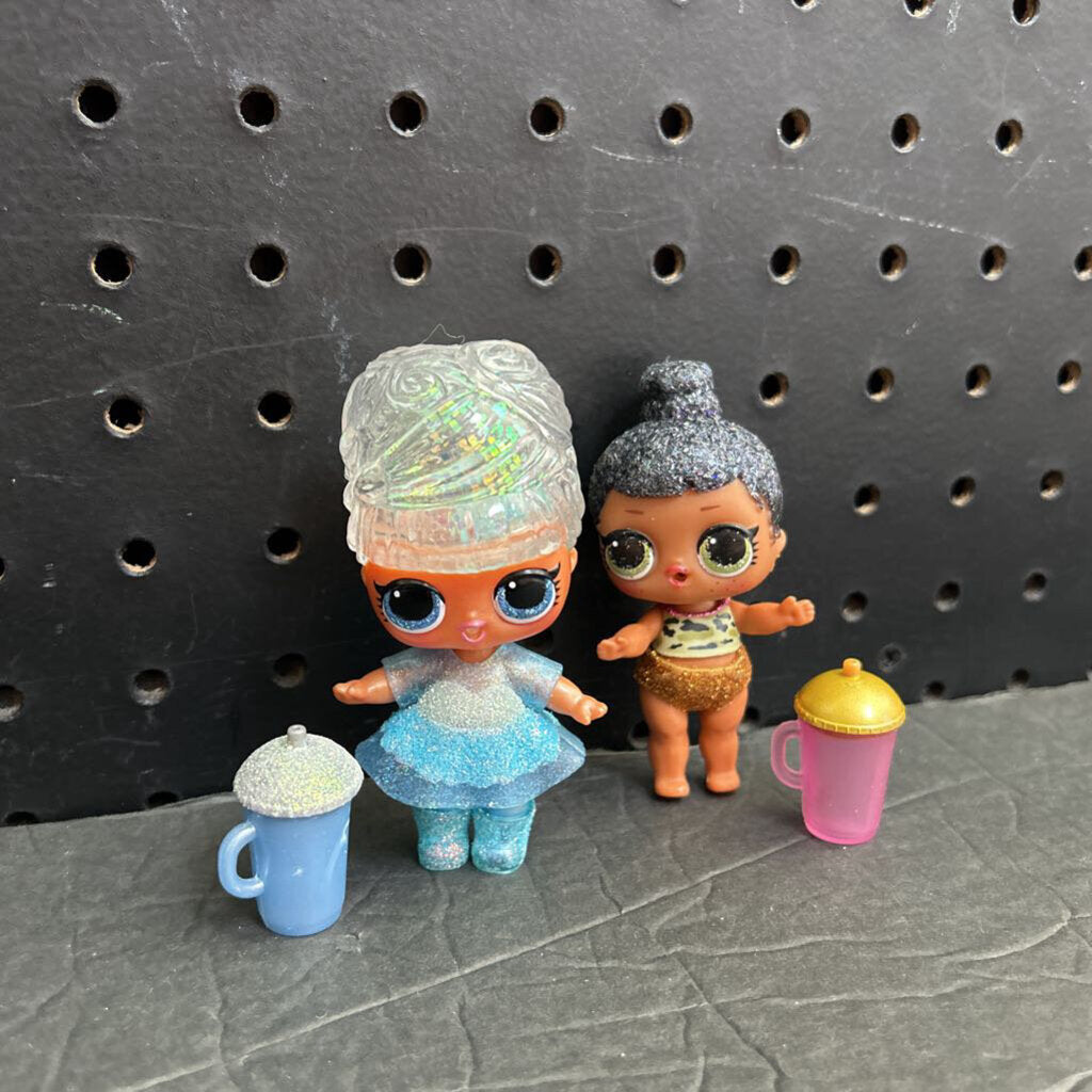 2pk Dolls w/Accessories